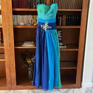 60s ballroom dress